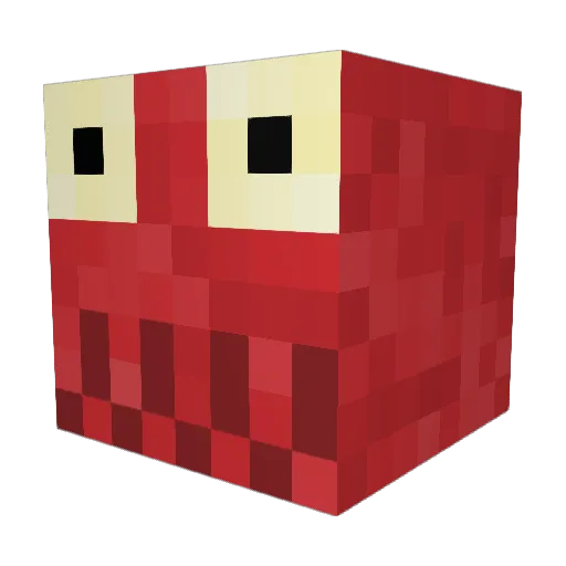 Masebean Minecraft avatar head, 3D render