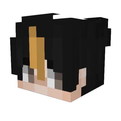 Maselooo Minecraft avatar head, 3D render