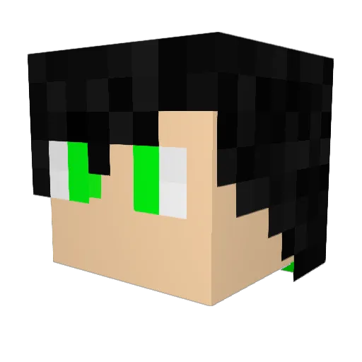 MasenStar123 Minecraft avatar head, 3D render