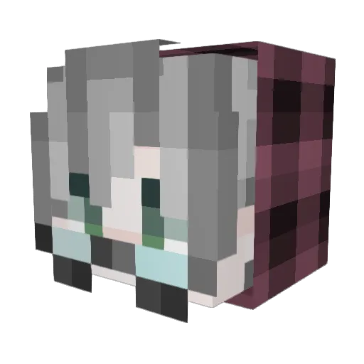MasenkoDemon Minecraft avatar head, 3D render
