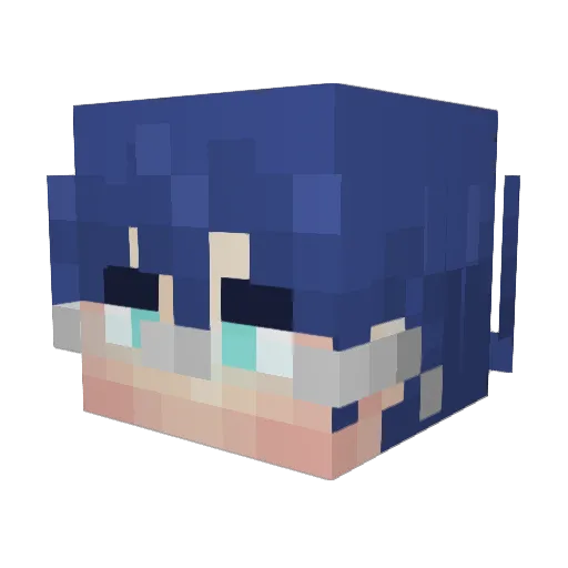 MashBreaker Minecraft avatar head, 3D render