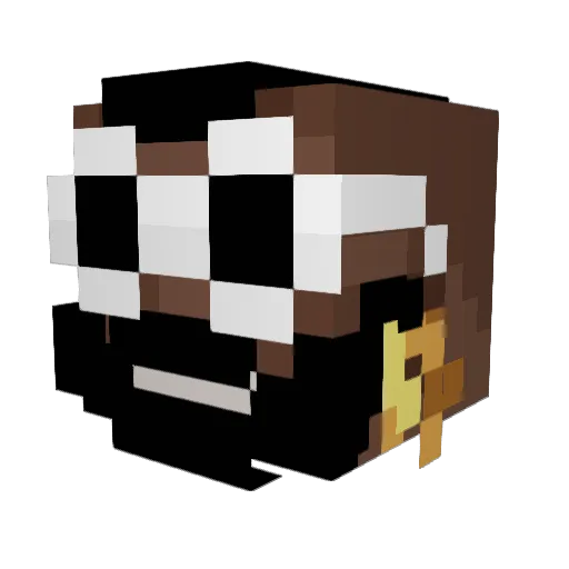 Mashallahnmr1 Minecraft avatar head, 3D render
