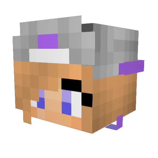 MasheGreat Minecraft avatar head, 3D render