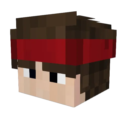 MasheyPvP Minecraft avatar head, 3D render