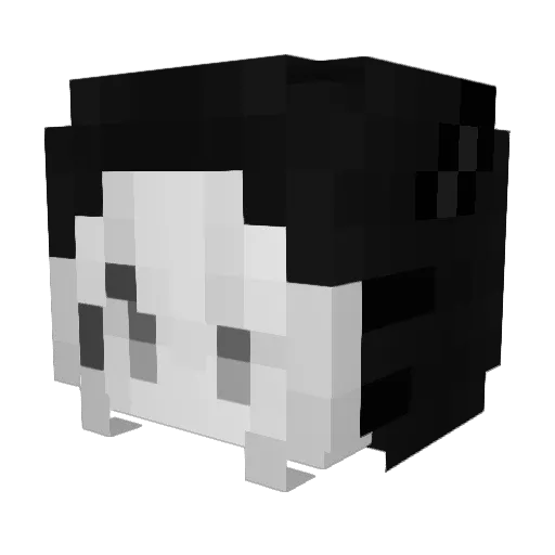 Mashi__ Minecraft avatar head, 3D render