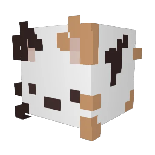 Mashleo_lo Minecraft avatar head, 3D render
