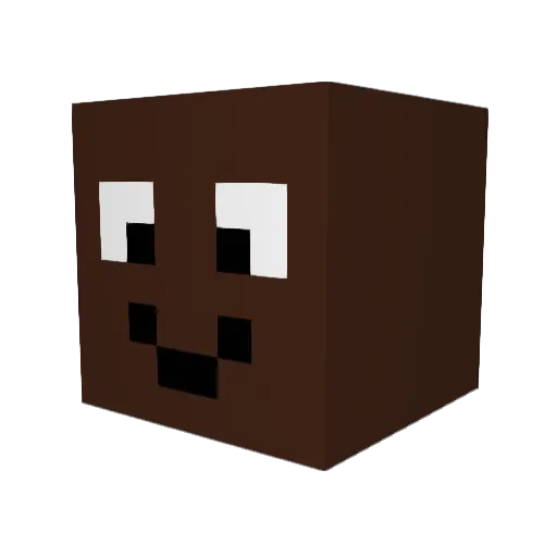 MashtagBrady Minecraft avatar head, 3D render