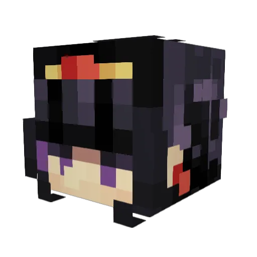 MasiAAK Minecraft avatar head, 3D render