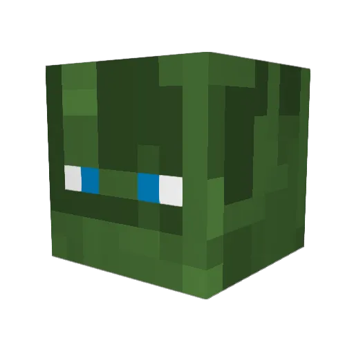 Masiur Minecraft avatar head, 3D render