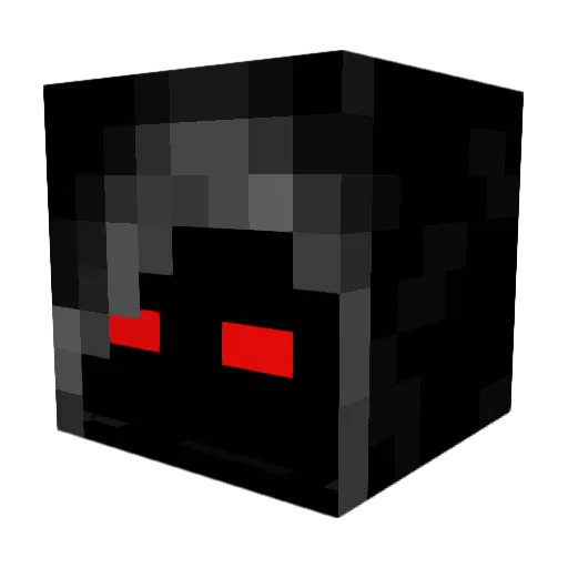 MaskKnight Minecraft avatar head, 3D render