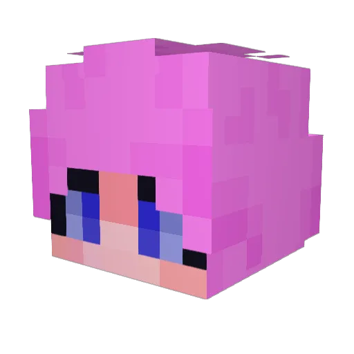 MaskedMask3324 Minecraft avatar head, 3D render