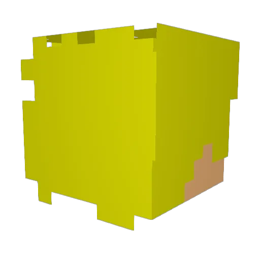 MaskedNinja09 Minecraft avatar head, 3D render