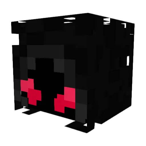 MaskedTitan Minecraft avatar head, 3D render
