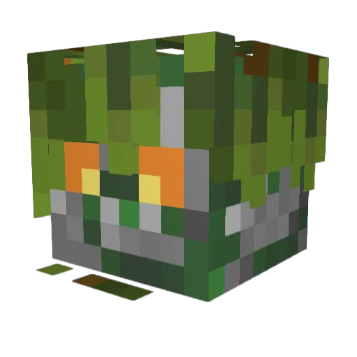 Masked__Maniac Minecraft avatar head, 3D render