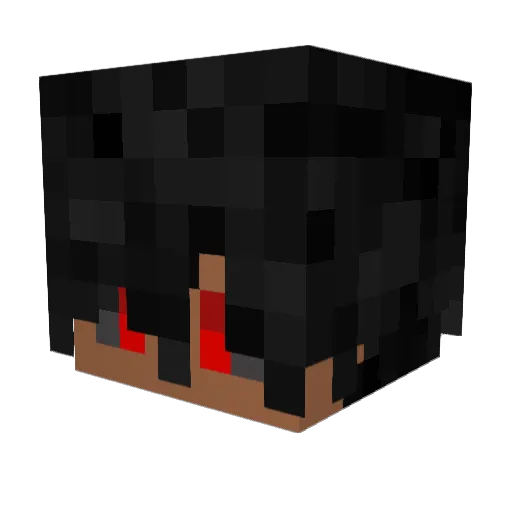 Maskedeon Minecraft avatar head, 3D render