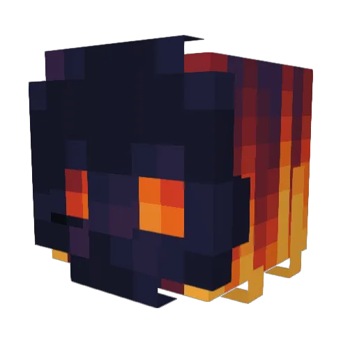 Maskedplayer73 Minecraft avatar head, 3D render