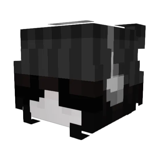MaskellBoy Minecraft avatar head, 3D render