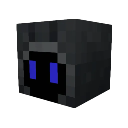 Maskguy98 Minecraft avatar head, 3D render