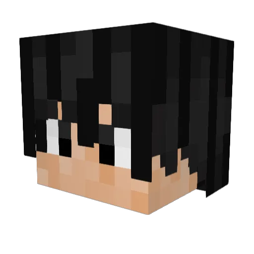 Maskoez Minecraft avatar head, 3D render