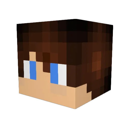 Maslo2521 Minecraft avatar head, 3D render