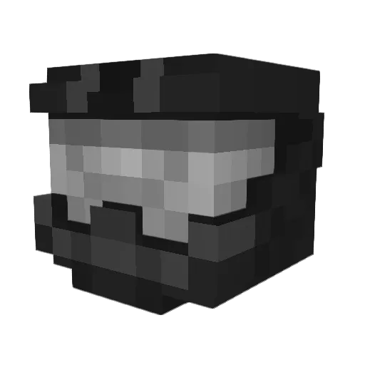 Masnysiak Minecraft avatar head, 3D render