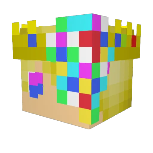 MasoJar Minecraft avatar head, 3D render