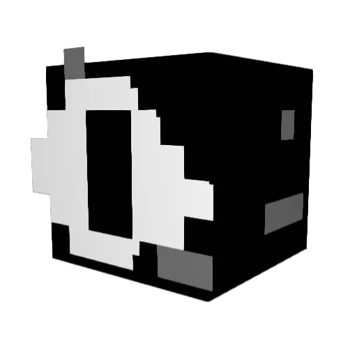 MasoKT Minecraft avatar head, 3D render