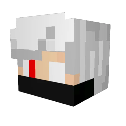 Masobrandao Minecraft avatar head, 3D render
