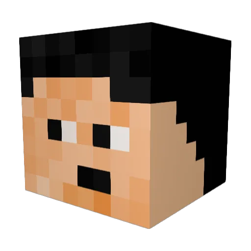 Masofdesas08 Minecraft avatar head, 3D render