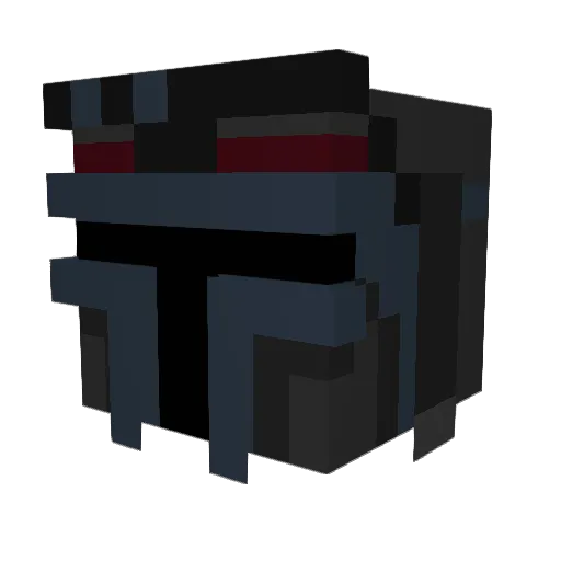Mason1te Minecraft avatar head, 3D render