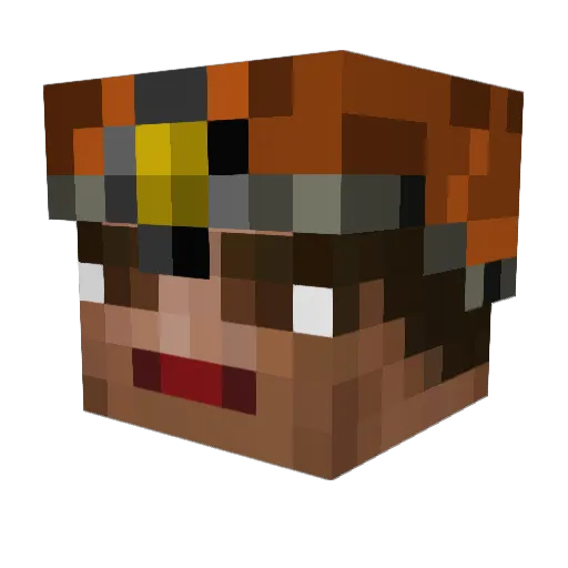 Mason217 Minecraft avatar head, 3D render
