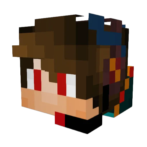 Mason2236 Minecraft avatar head, 3D render