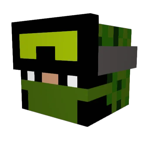 Mason4273 Minecraft avatar head, 3D render