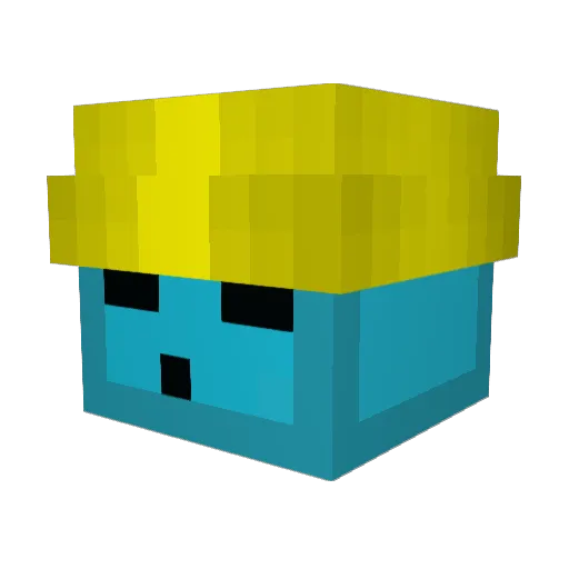 Mason553 Minecraft avatar head, 3D render