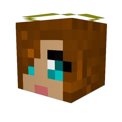 MasonDragon Minecraft avatar head, 3D render