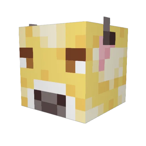 MasonJar07 Minecraft avatar head, 3D render