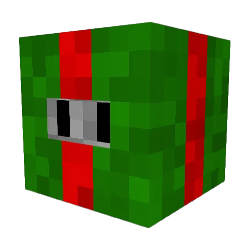 MasonMonarch Minecraft avatar head, 3D render
