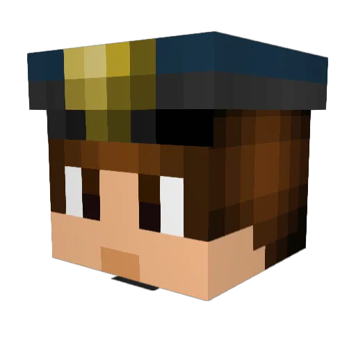 MasonP6022 Minecraft avatar head, 3D render