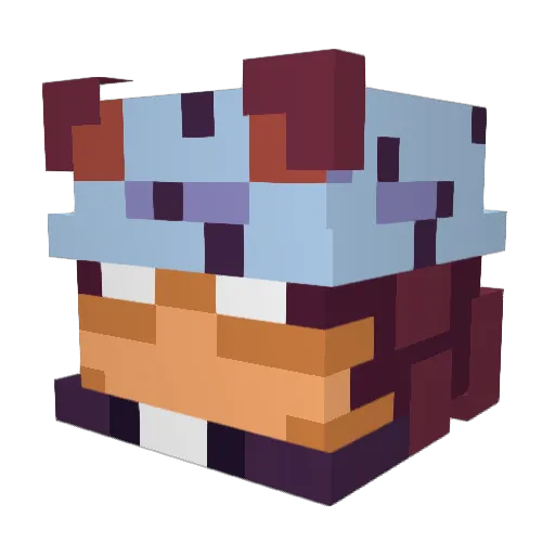 MasonPX Minecraft avatar head, 3D render