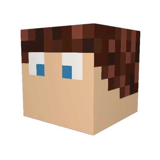 MasonPrice Minecraft avatar head, 3D render
