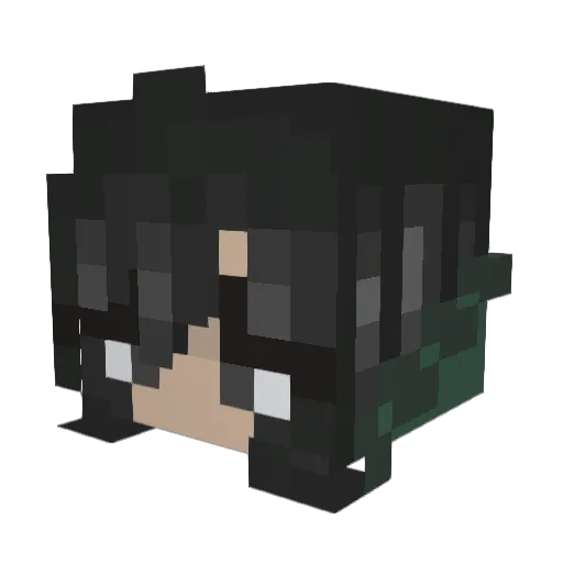 MasonRift Minecraft avatar head, 3D render
