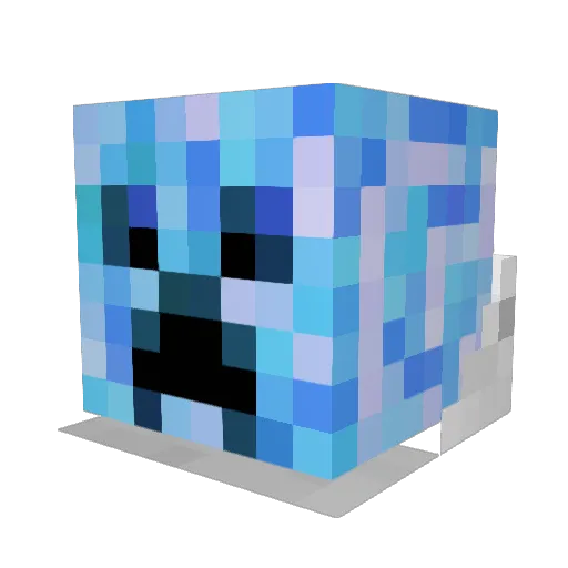 MasonRules101 Minecraft avatar head, 3D render