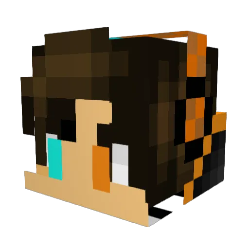 MasonTHarris Minecraft avatar head, 3D render