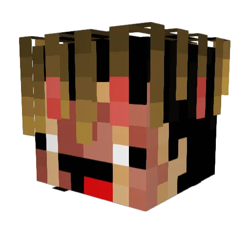 Mason_Hmb Minecraft avatar head, 3D render