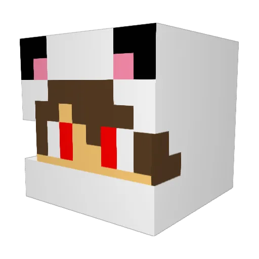 Mason_bat Minecraft avatar head, 3D render