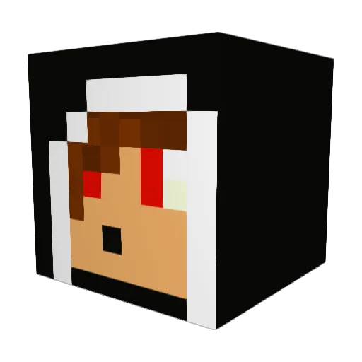 Masonbballer Minecraft avatar head, 3D render