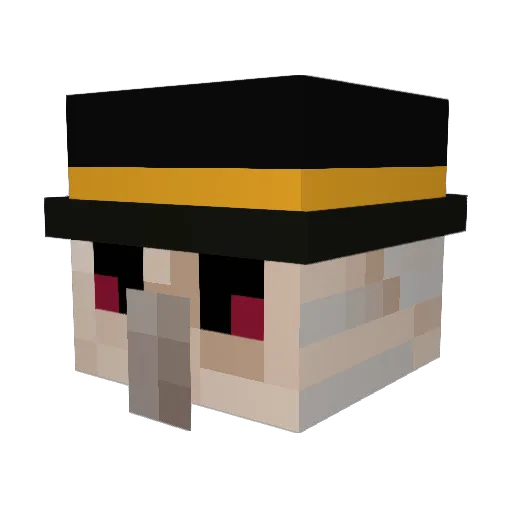 Masonjar127 Minecraft avatar head, 3D render