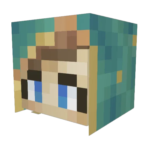 Masontheslayer9 Minecraft avatar head, 3D render