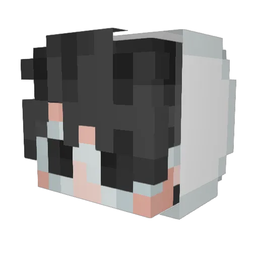 Masoqq Minecraft avatar head, 3D render