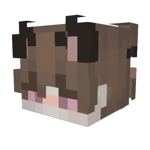 Masquerade_6 Minecraft avatar head, 3D render